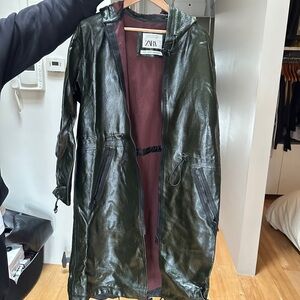 Zara Black Raincoat